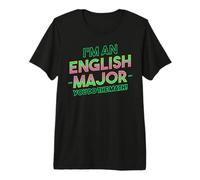 Je suis étudiant en Anglais, tu Fais Le calcul T-Shirt Haut de Gamme
