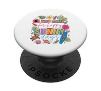 Je suis Faite pour de joyeuses journées ensoleillées, Vacances d'été PopSockets PopGrip Adhésif