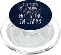 Je suis fatigué de me réveiller et de ne Pas être au Japon PopSockets PopGrip pour MagSafe