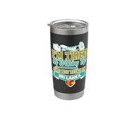 Je suis fatigué de me réveiller et de ne pas être au Sri Lanka Souvenir Gobelet isotherme en acier inoxydable double paroi