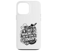 Je suis fatigué de me réveiller et de ne Pas être en Allemagne Coque pour iPhone 13 Pro Max