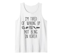 Je suis fatigué de me réveiller et de ne Pas être en Corée - Coréen Débardeur
