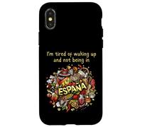 Je suis fatigué de me réveiller et de ne pas être en Espagne (Espana) Coque pour iPhone X/XS