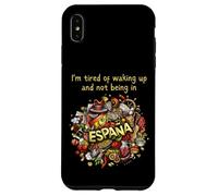 Je suis fatigué de me réveiller et de ne pas être en Espagne (Espana) Coque pour iPhone XS Max