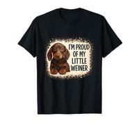Je suis fière de Mon Petit Chiot Weiner Qui Aime Les Chiens T-Shirt