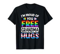 Je suis fière de toi, mamie embrasse gratuitement les LGBT et la Gay Pride T-Shirt