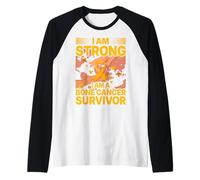 Je suis Forte Je suis Une survivante du Cancer des os Manche Raglan