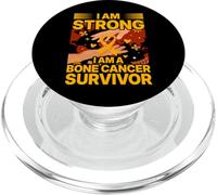 Je suis Forte Je suis Une survivante du Cancer des os PopSockets PopGrip pour MagSafe