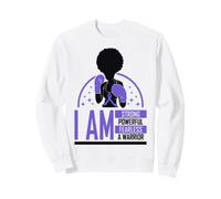 Je suis Forte, puissante, intrépide, Une guerrière, la Violence Domestique. Sweatshirt