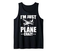 Je suis Fou d’Avions Humour Passion Aérienne Débardeur