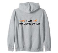 Je suis Fox Devils Animaux Sauvages Pet Funny German Dictons Sweat à Capuche