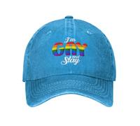 Je suis Gay et Je Tue Un Chapeau LGBTQ Gay Pride Trucker Hat Casquette de Baseball Hommes Femmes