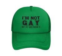 Je suis Gay mais ma Petite Amie est en Maille, Casquette de Baseball LGBTQ Gay Pride pour Hommes et Femmes, Casquette de Camionneur