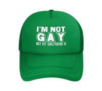 Je suis Gay mais ma Petite Amie est en Maille, Casquette de Baseball LGBTQ Gay Pride pour Hommes et Femmes, Casquette de Camionneur