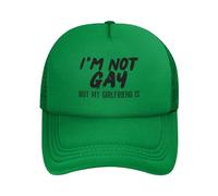 Je suis Gay mais ma Petite Amie est en Maille, Casquette de Baseball LGBTQ Gay Pride pour Hommes et Femmes, Casquette de Camionneur
