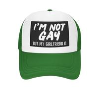 Je suis Gay mais ma Petite Amie est en Maille, Chapeau LGBTQ Gay Pride, Casquette de Baseball pour Hommes et Femmes, Casquette de Camionneur