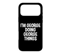 Je suis George Qui Fait des Choses drôles à George Coque pour iPhone 17 Pro Max