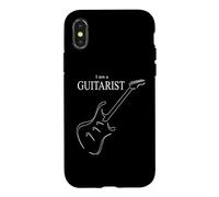 Je suis Guitariste Guitariste Musique Coque pour iPhone X/XS