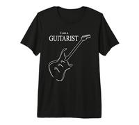 Je suis Guitariste Guitariste Musique T-Shirt Haut de Gamme