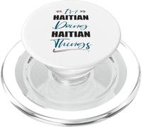 Je suis haïtienne et Je Fais des Choses haïtiennes | Funny Haiti Lover PopSockets PopGrip pour MagSafe
