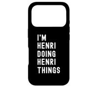 Je suis Henri Qui Fait des Choses à Henri Coque pour iPhone 17 Pro