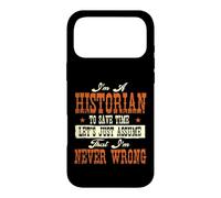 Je suis historien pour Gagner du Temps, supposons Que Vous ne Vous trompez jamais Coque pour iPhone 17 Pro Max