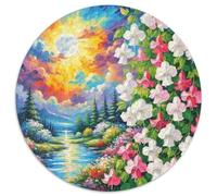 Je suis Hybride 1000 Pièces Puzzle Rond Blumen Adultes Et Enfants Qualité Premium Activité Assemblage 1000pcs (67.5x67.5cm)