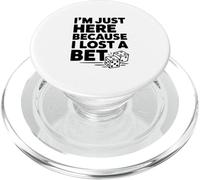 Je suis Ici Parce Que J'Ai Perdu Un Pari PopSockets PopGrip pour MagSafe