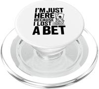 Je suis Ici Parce Que J'Ai Perdu Un Pari PopSockets PopGrip pour MagSafe