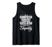 Je suis informaticien, Mon Niveau de Sarcasme Débardeur