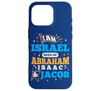 Je suis Israël, la semence de la Religion juive d'Abraham, Isaac et Jacob Coque pour iPhone 16 Pro