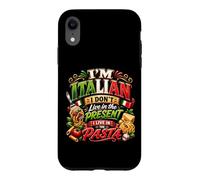 Je suis Italien, Je ne vis Pas dans Le présent, Je vis dans Les pâtes Coque pour iPhone XR