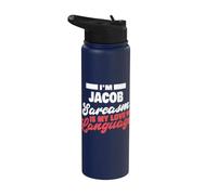 Je suis Jacob : le langage sarcastique dit un nom drôle de Jacob Stainless Steel Insulated Water Bottle