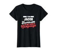 Je suis Jacob : Le langage Sarcastique Dit Un nom drôle de Jacob T-Shirt Graphique avec Valeur