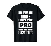 Je suis James Qui Dit Un nom drôle T-Shirt Graphique avec Valeur