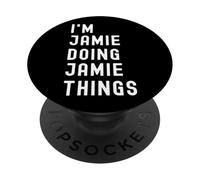 Je suis Jamie Qui Fait des Choses à Jamie PopSockets PopGrip Adhésif