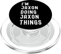 Je suis Jaxon Qui Fait des Choses à Jaxon PopSockets PopGrip pour MagSafe