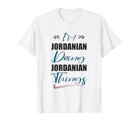 Je suis jordanienne et Je Fais des Choses jordaniennes Funny Jordan Lover T-Shirt