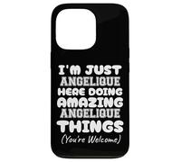 Je suis Juste Angélique Qui Fait des Choses Incroyables avec Angélique Coque pour iPhone 13 Pro