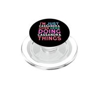 Je suis Juste Cassandra Qui Fait Cassandra Things Name PopSockets PopGrip pour MagSafe