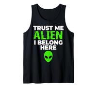 Je suis Juste en Train de Visiter Earth Funny Alien Débardeur