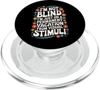 Je suis Juste en Vacances permanentes à Cause de Stimuli visuels PopSockets PopGrip pour MagSafe