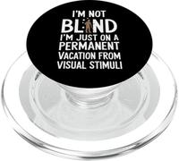 Je suis Juste en Vacances permanentes à Cause de Stimuli visuels PopSockets PopGrip pour MagSafe