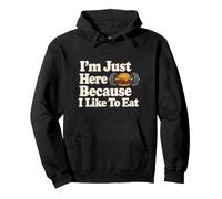 Je suis Juste Ici Parce Que J'aime Manger des haltères Sweat à Capuche