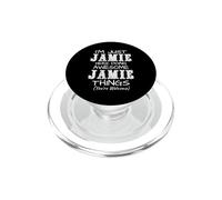 Je suis Juste Jamie Qui Fait des Choses géniales avec Jamie PopSockets PopGrip pour MagSafe