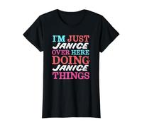 Je suis Juste Janice, Ici en Train de Faire Janice Things Name T-Shirt Graphique avec Valeur