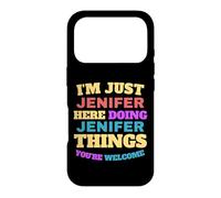Je suis Juste Jenifer Qui Fait des Choses à Jenifer, tu ES la Bienvenue Coque pour iPhone 17 Pro