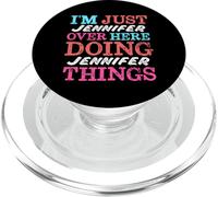 Je suis Juste Jennifer Qui Fait Le nom de Jennifer Things PopSockets PopGrip pour MagSafe