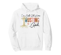 Je suis Juste là, Faisant Confiance à Dieu, à la Foi chrétienne. Sweat à Capuche