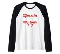 Je suis Juste là pour embarrasser ma Femme Manche Raglan